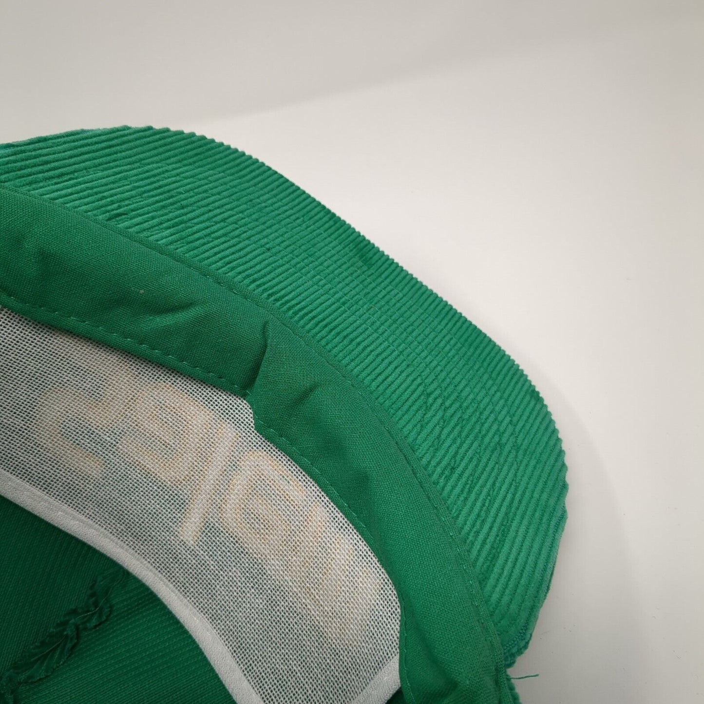 Salem Snapback Hat Green One Size Adjustable Embroidered Corduroy Gold Medal
