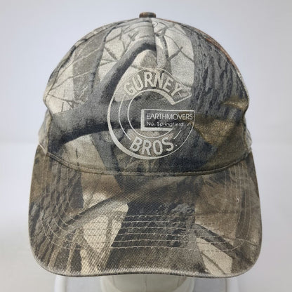 Daystone 5 Panel Brown Camo One Size Hat Gurney Bros Earthmovers Springfield VT