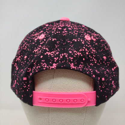 New York Snapback Hat Multi OSFA Embroidered Paint Splatter KB ETHOS
