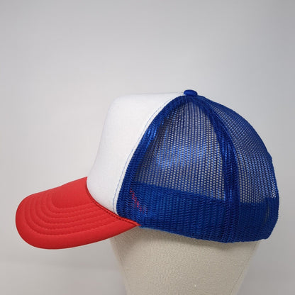 Otto Snapback Mesh Back Rope Trucker Hat Multicolor One Size Blank