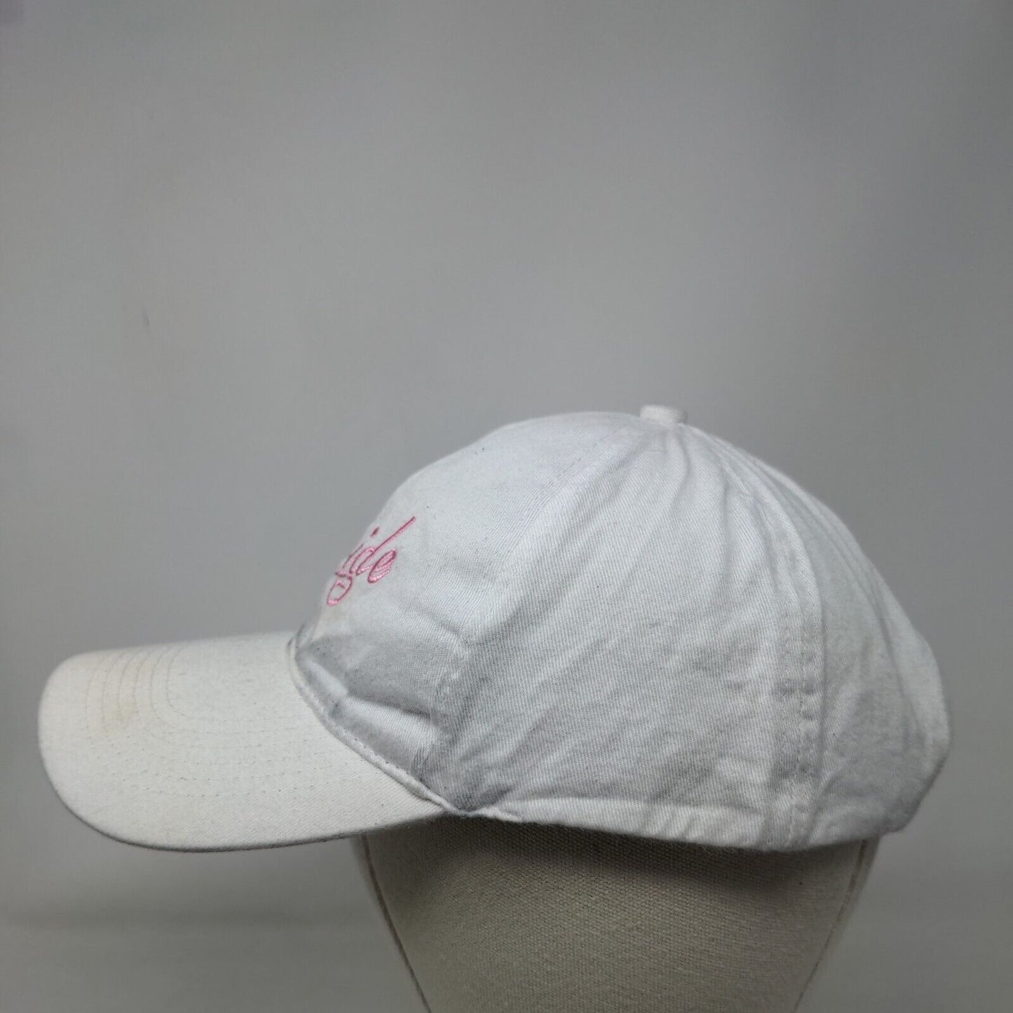 Bride Strapback Hat White One Size Adjustable Embroidered Logo 6 Panel