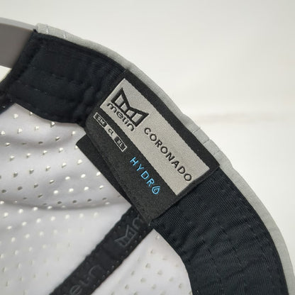 Melin Coronado Hydro Trucker Hat Gray L Snapback Rope Perforated Performance