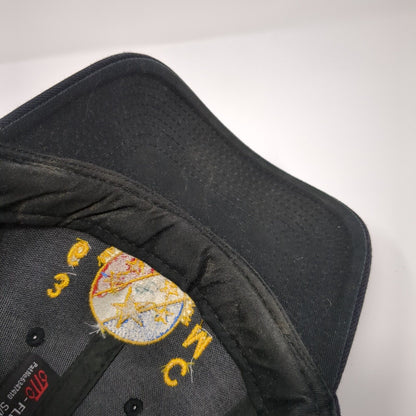 366 CMS Many Skills One Mission Fitted Hat Black S/M Embroidered Otto