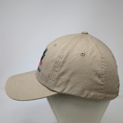 Imperial Baseball Cap Beige One Size Idaho Elk Kilgore Slideback Hat Embroidery