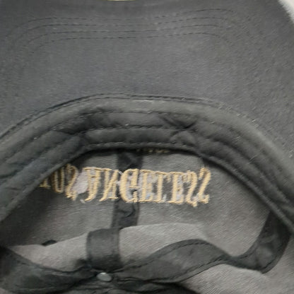Linea Style Los Angeles Baseball Cap Gray Gold One Size Cotton Slideback Hat