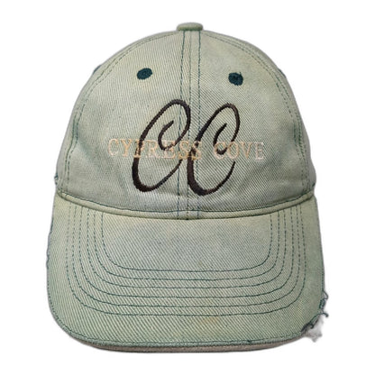 Oki Wear Baseball Cap Green One Size Cypress Cove CC Embroidered Slideback Hat