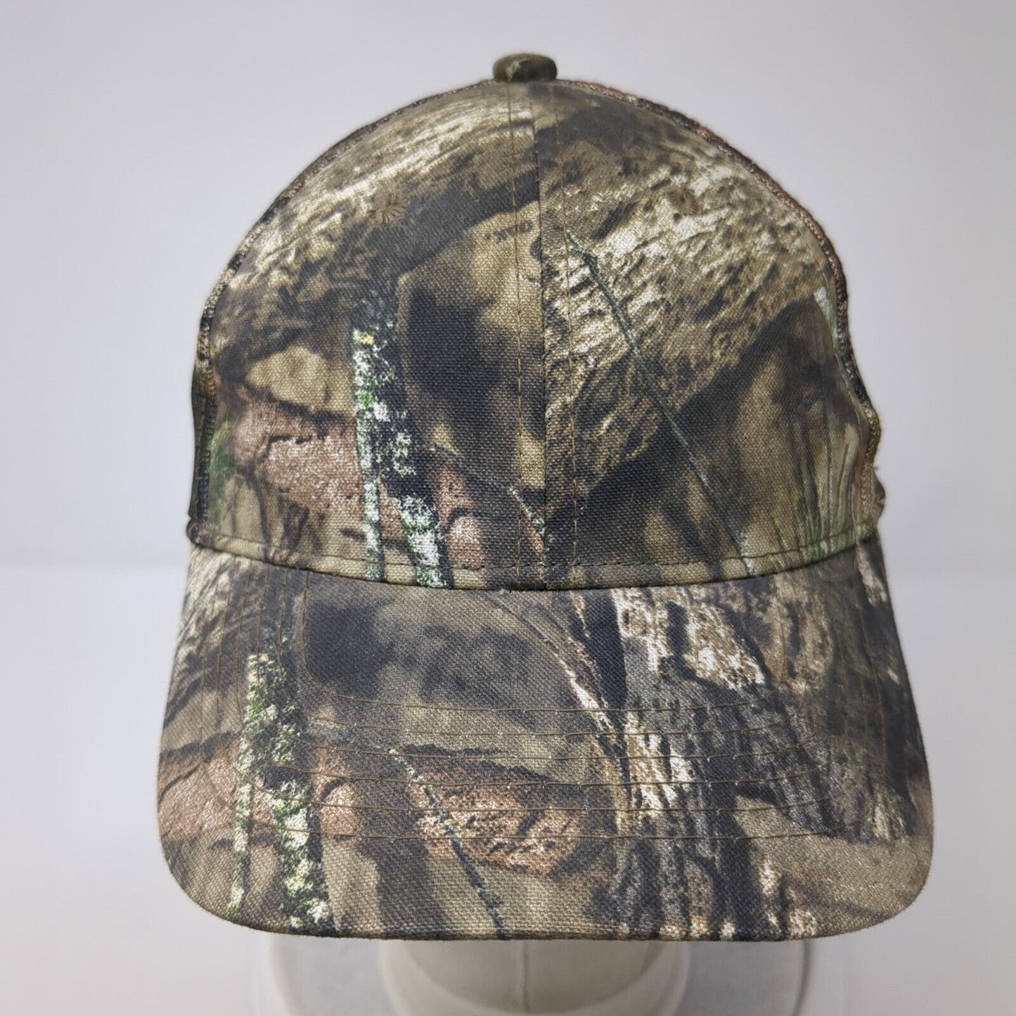 Signatures Strapback Hat Camouflage One Size Adjustable Vented Holes Blank