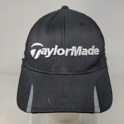 TaylorMade R11S Strapback Hat Black OSFA Adjustable Embroidered