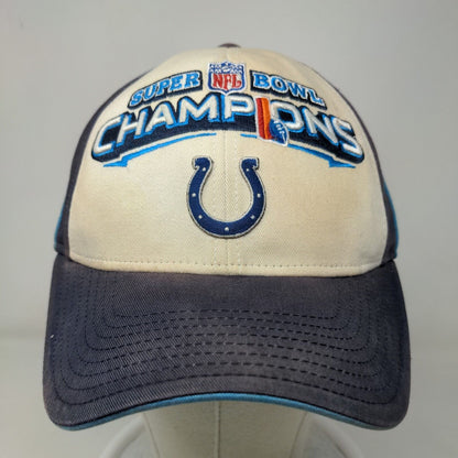 Reebok Men's Strapback Hat Multicolor Super Bowl XLI Indianapolis Colts Logo