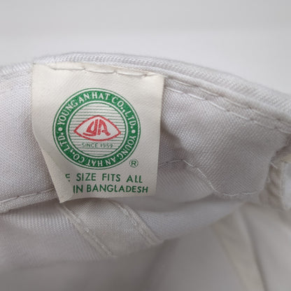 Crescent City Snapback Hat White One Size Adjustable Embroidered Rope Young An
