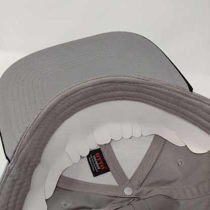 Otto Snapback Hat Gray OSFM Adjustable 6 Panel Vent Holes Colorblock