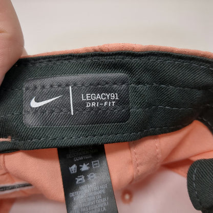 Nike Baseball Cap Pink Gray One Size Legacy 91 Dri-Fit Undervisor Slideback Hat