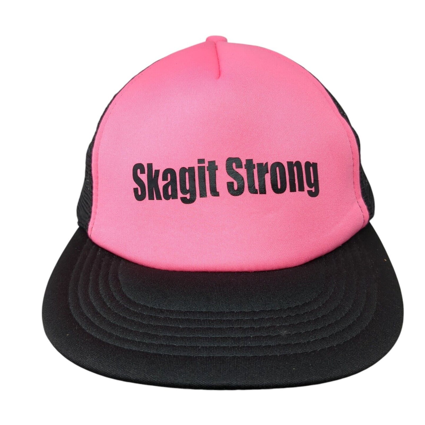 Skagit Strong Snapback Trucker Hat Multicolor OS Adjustable Mesh Back District