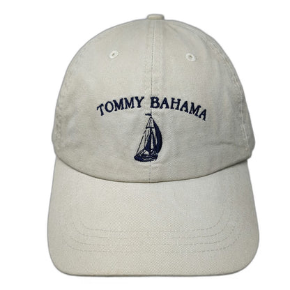Tommy Bahama Baseball Cap Beige One Size Slideback Sailboat Island Pursuit Hat