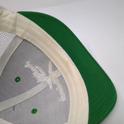 South Orlando Snapback Trucker Hat Green One Size Adjustable Mesh Back Champro