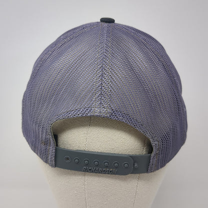 Beck's Snapback Trucker Hat Gray One Size Mesh Back Outdoor Richardson
