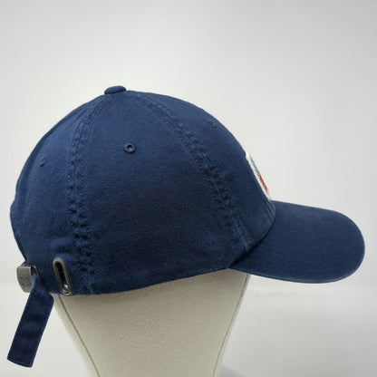 Old Navy Blue Baseball Cap One Size American Flag Patch Adjustable Strap Hat