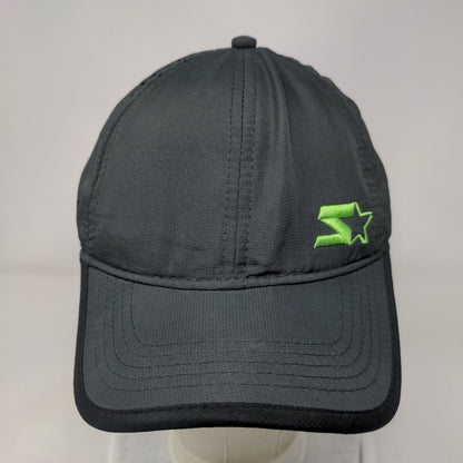 Starter Youth Strapback Hat Gray One Size Adjustable Embroidered 6 Panel