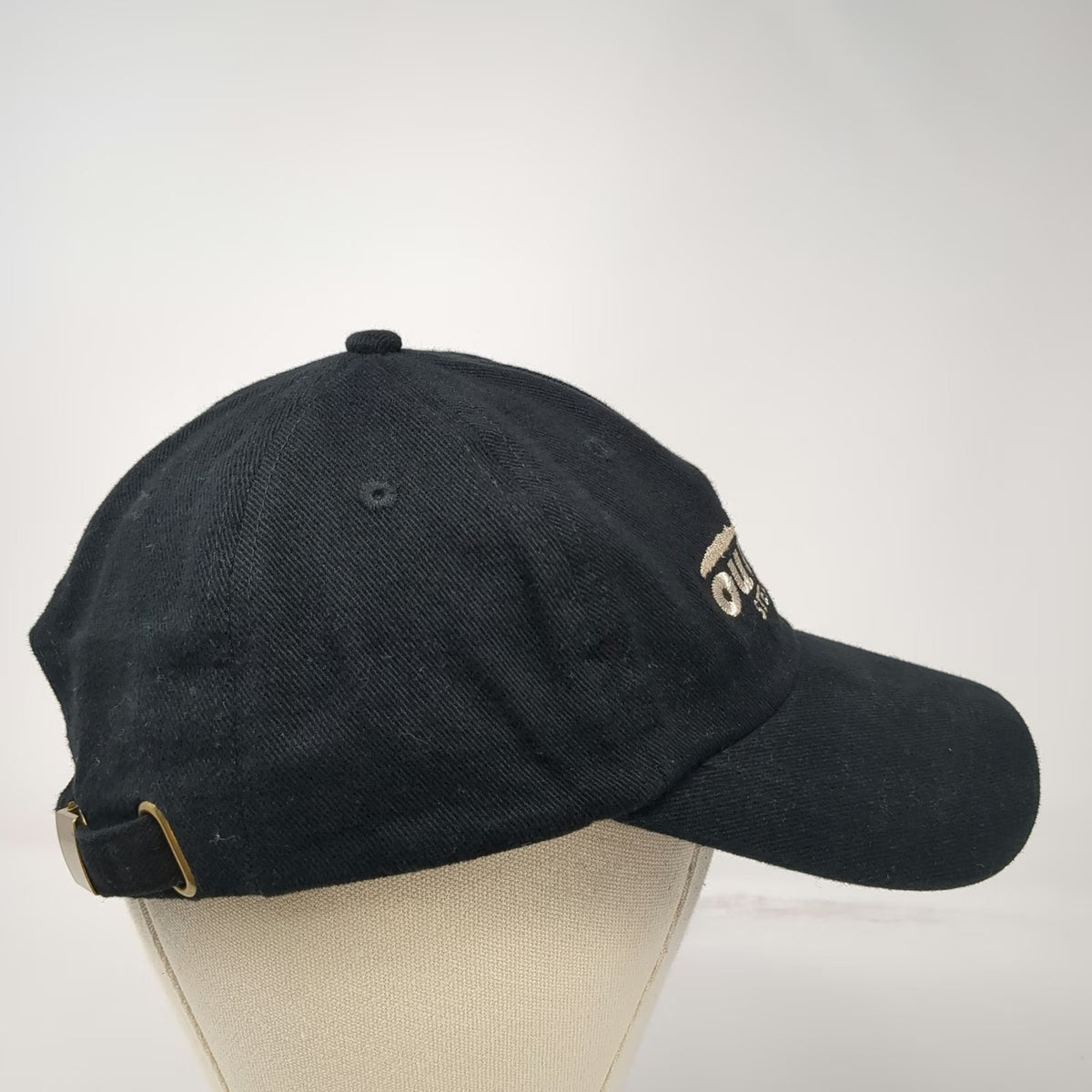 Ataly Graphics Outback Steakhouse Baseball Cap Black One Size Hat Slideback