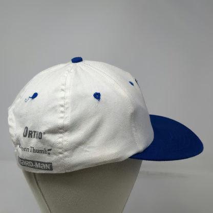 MLB Group II Communications Snapback Hat White Blue One Size Opening Day Ortho