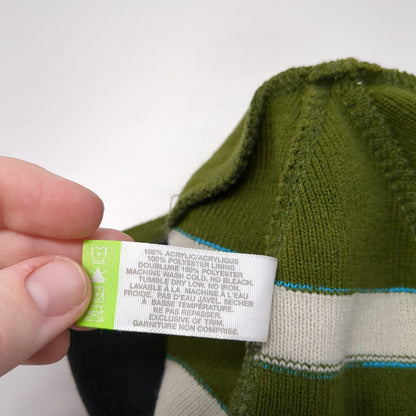 Bula Knit Beanie Hat Multicolor One Size Striped Acrylic Stretch