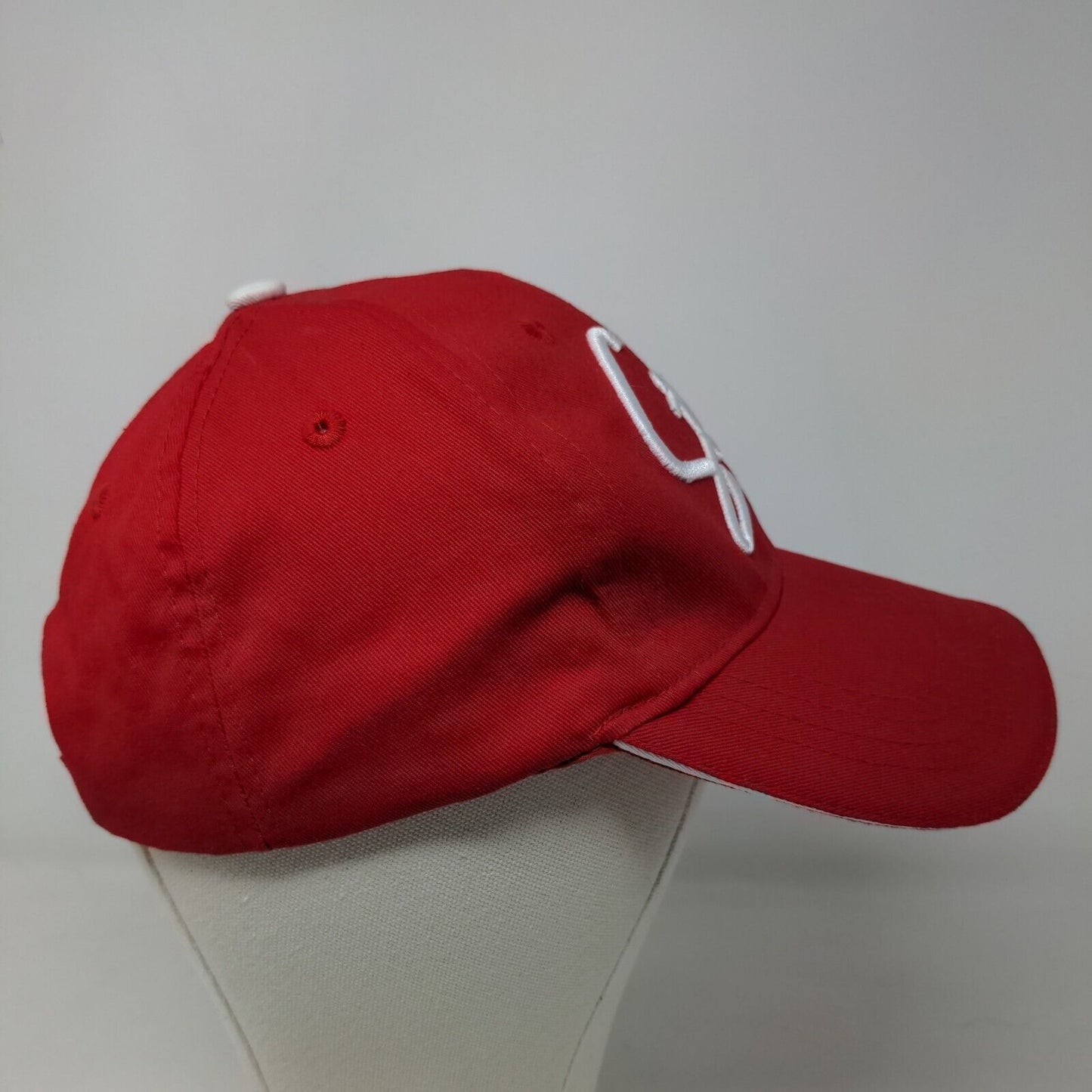 Stoli Vodka Men's Strapback Hat Red Adjustable Embroidered Logo Beer