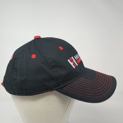 Heartland Tractor Strapback Hat Black One Size Adjustable Embroidered
