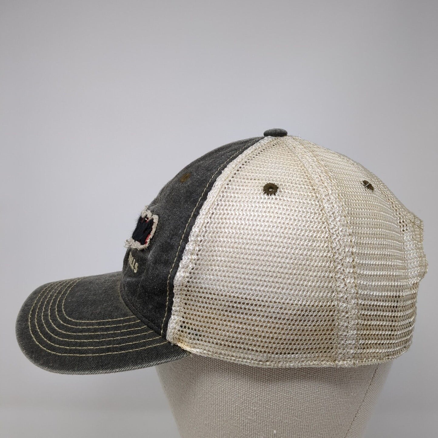 Niagara Falls Snapback Trucker Hat Gray One Size Adjustable Mesh Back Legacy