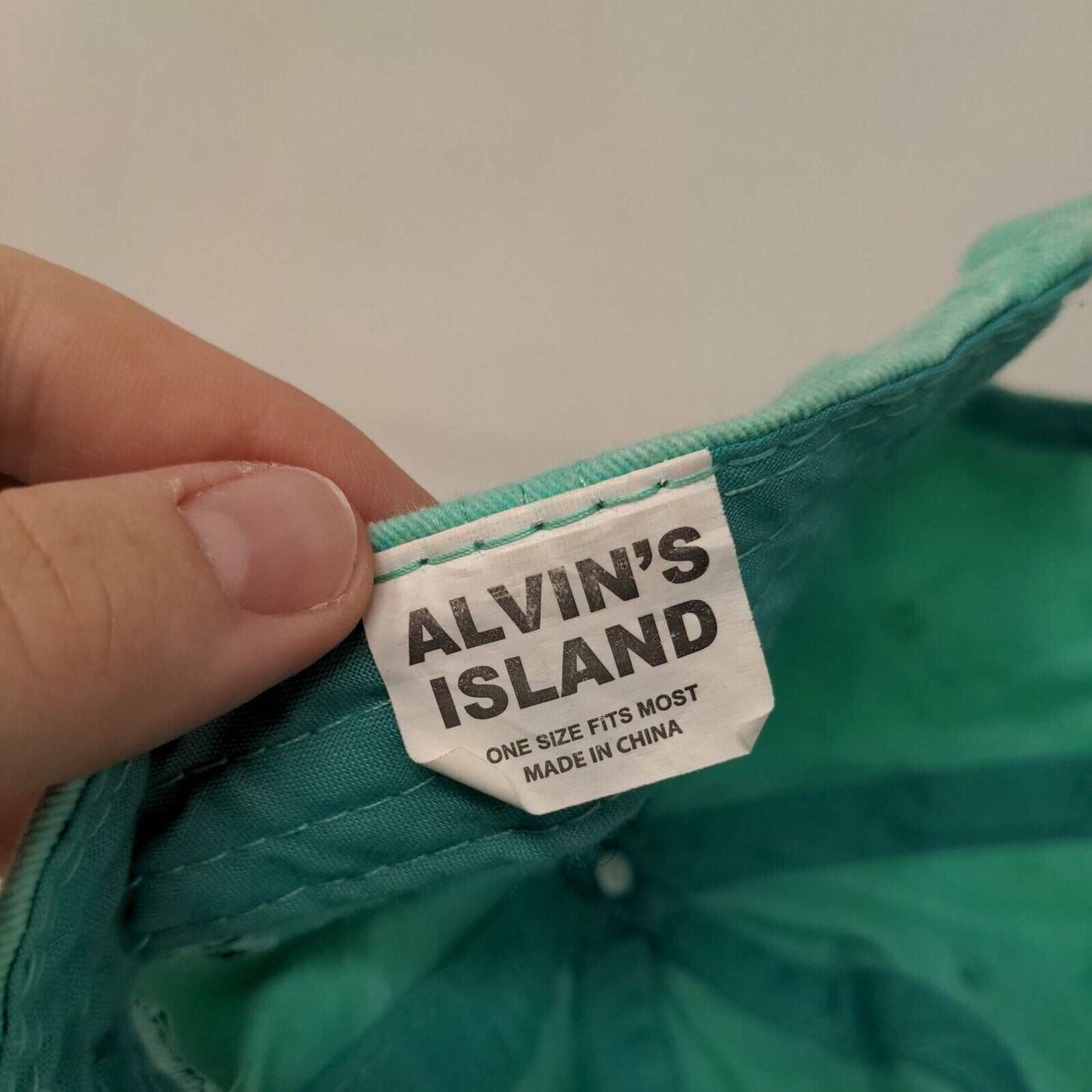 Sea Turtle Crab Island Strapback Hat Bluish-Green OSFM Destin Florida