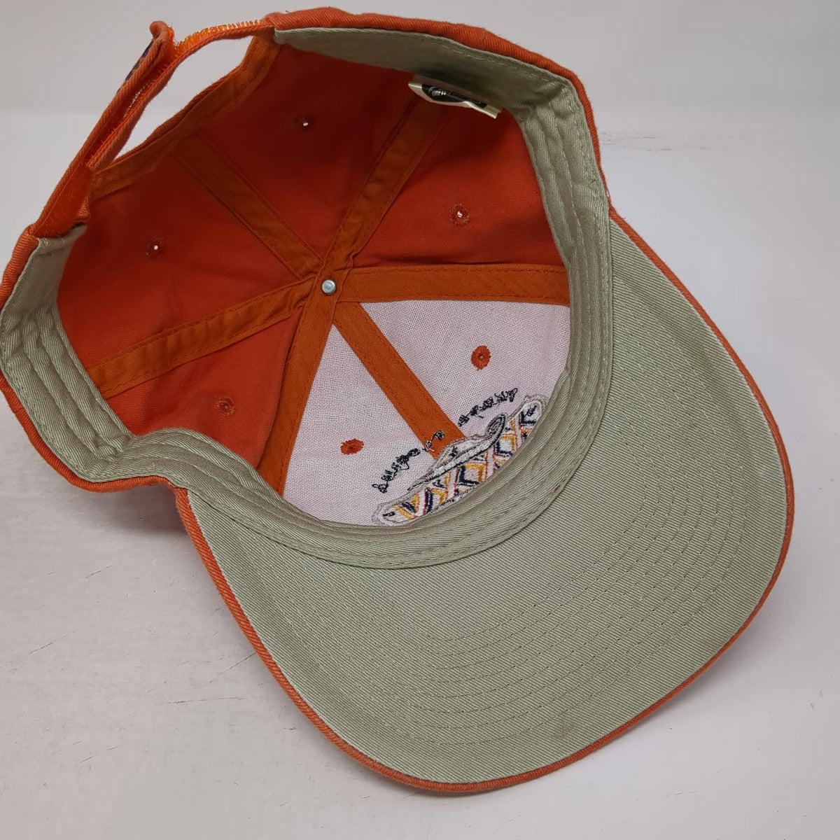 Drew Pearson Baseball Cap Orange One Size Super Bowl XXXV Tampa Florida Hat