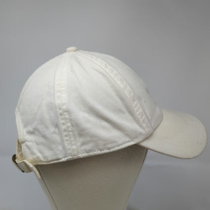 GAP Baseball Cap White One Size Paint Splatter Graphic Adjustable Cotton Hat