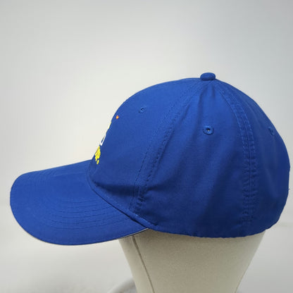 Adams Baseball Cap Blue One Size Embroidered OSP Logo Strapback Hat Mesh Lining