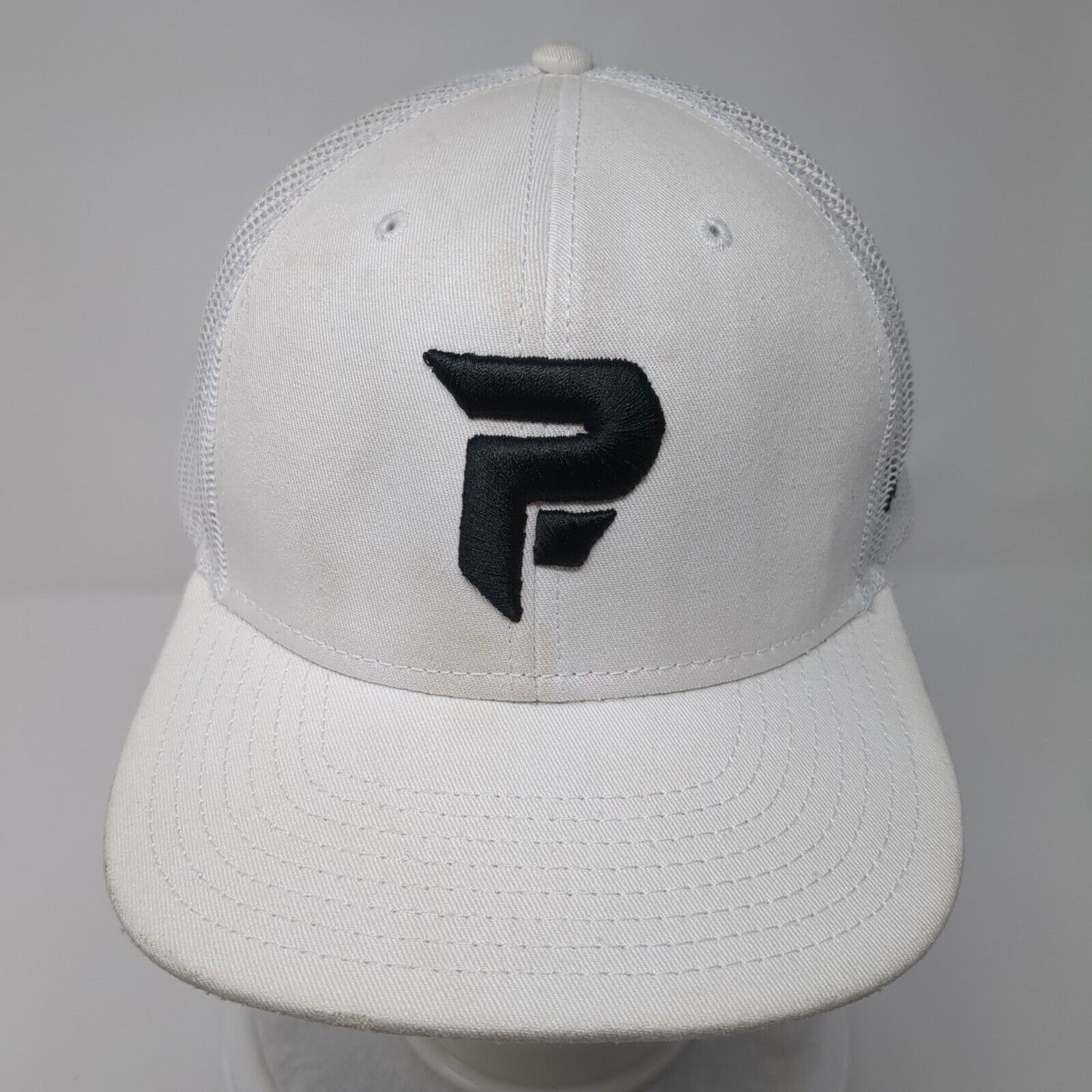 Parform Snapback Mesh Back Trucker Hat White OSFM Embroidered Otto