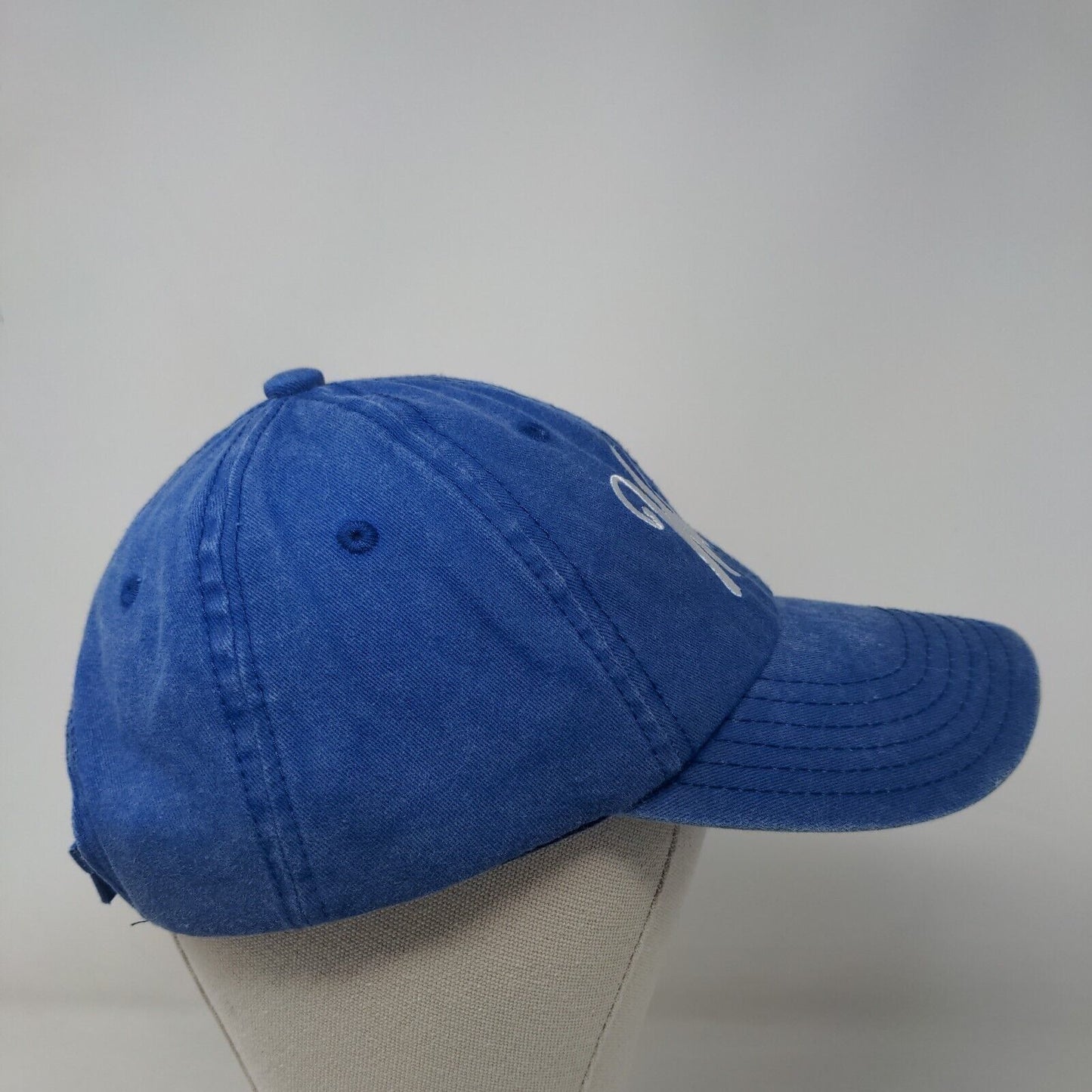 Wolfy's Strapback Hat Blue OSFA Embroidered Adjustable Hit Wear