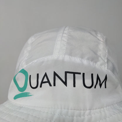 Sebago Men's Wide Brim Sun Hat White Size OS Graphic Quantum Logo Polyester