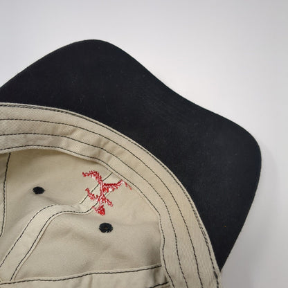 Shu's Idaho Running Co. Strapback Hat Tan One Size Adjustable Port Authority