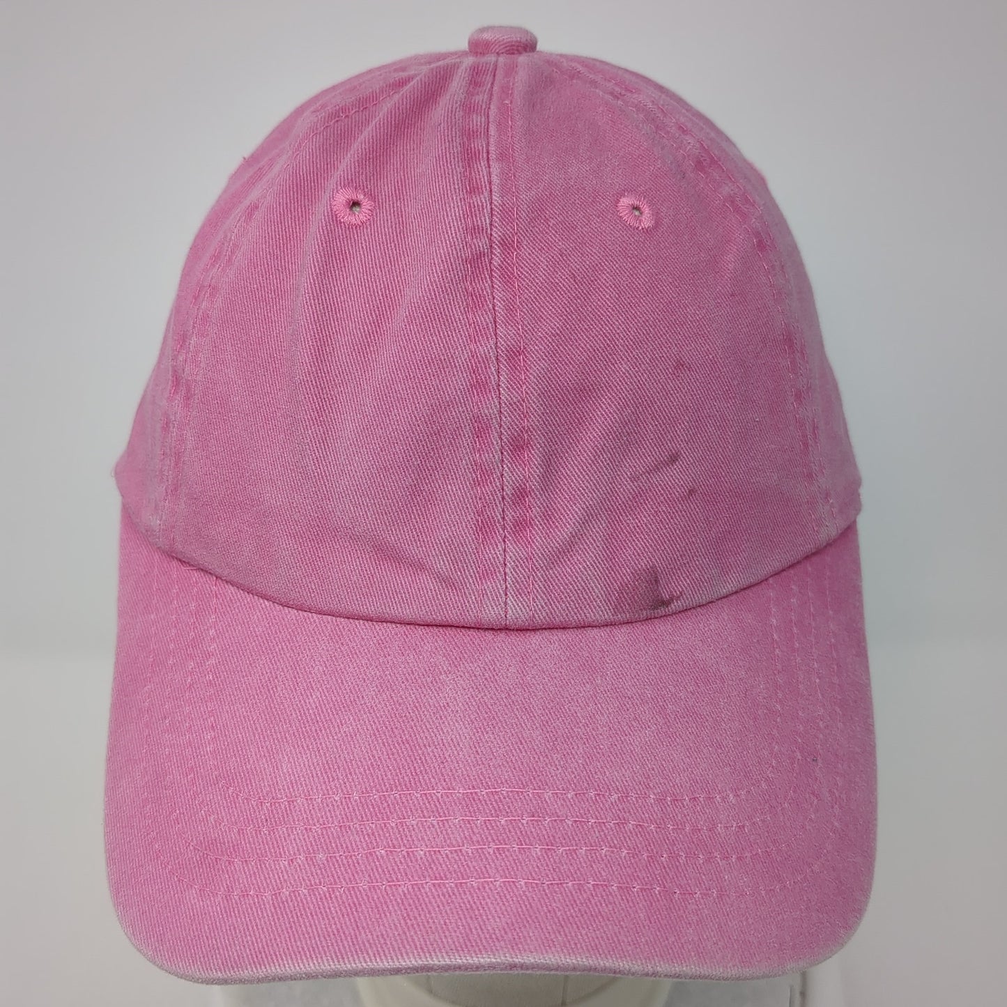 Nissi Caps Slideback Hat Pink One Size Adjustable Solid Outdoor Blank