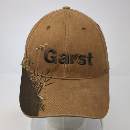 Garst Strapback Hat Brown One Size Adjustable Embroidered Wildlife Series