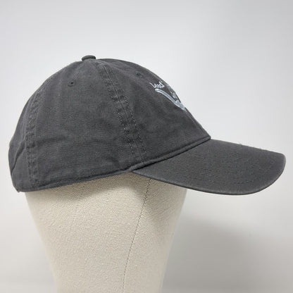 OTTO Baseball Cap Gray OSFM Load Em In The Dark Cattle Co Longhorn Hat Cotton