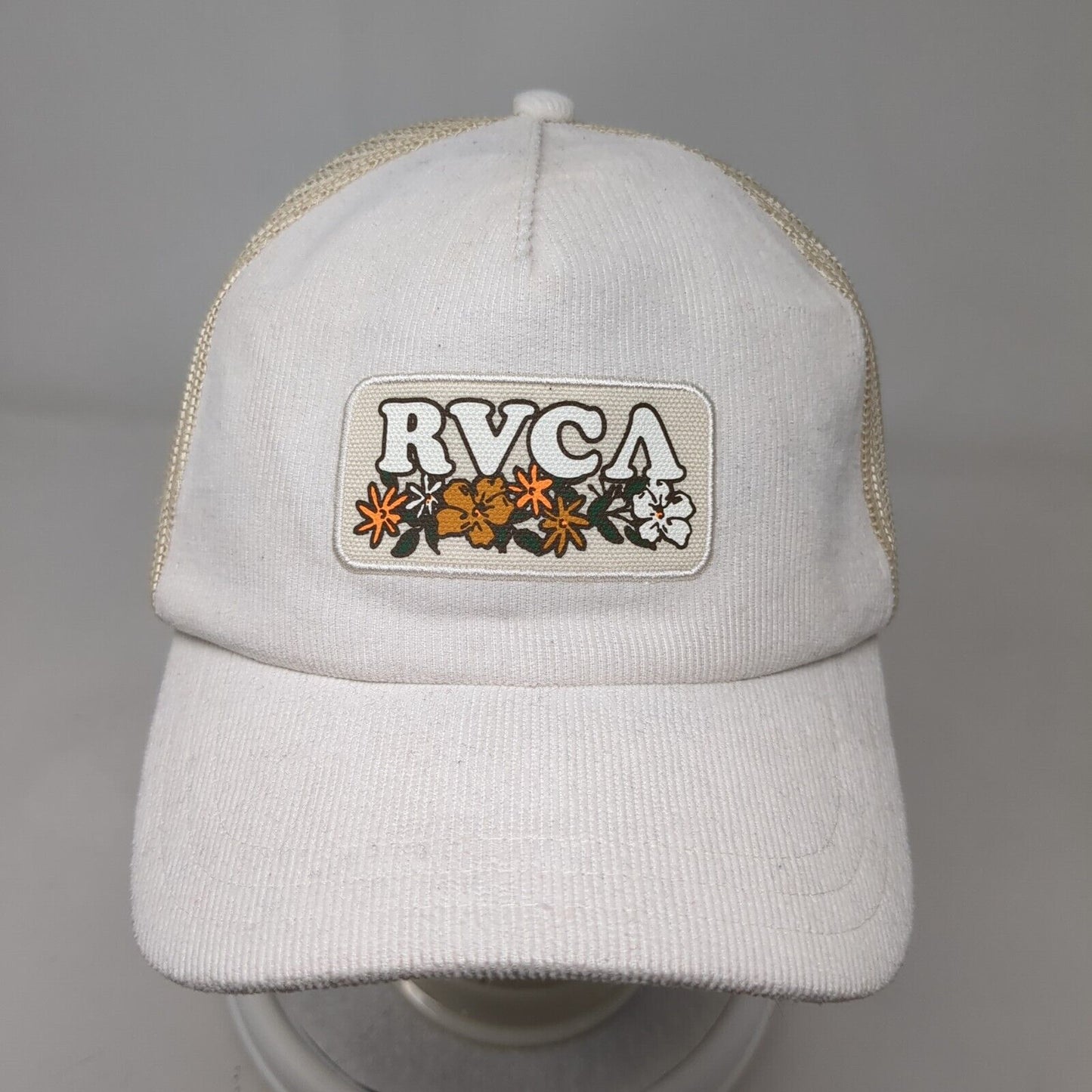 RVCA Snapback Trucker Hat Multicolor One Size Adjustable Mesh Back 6 Panel