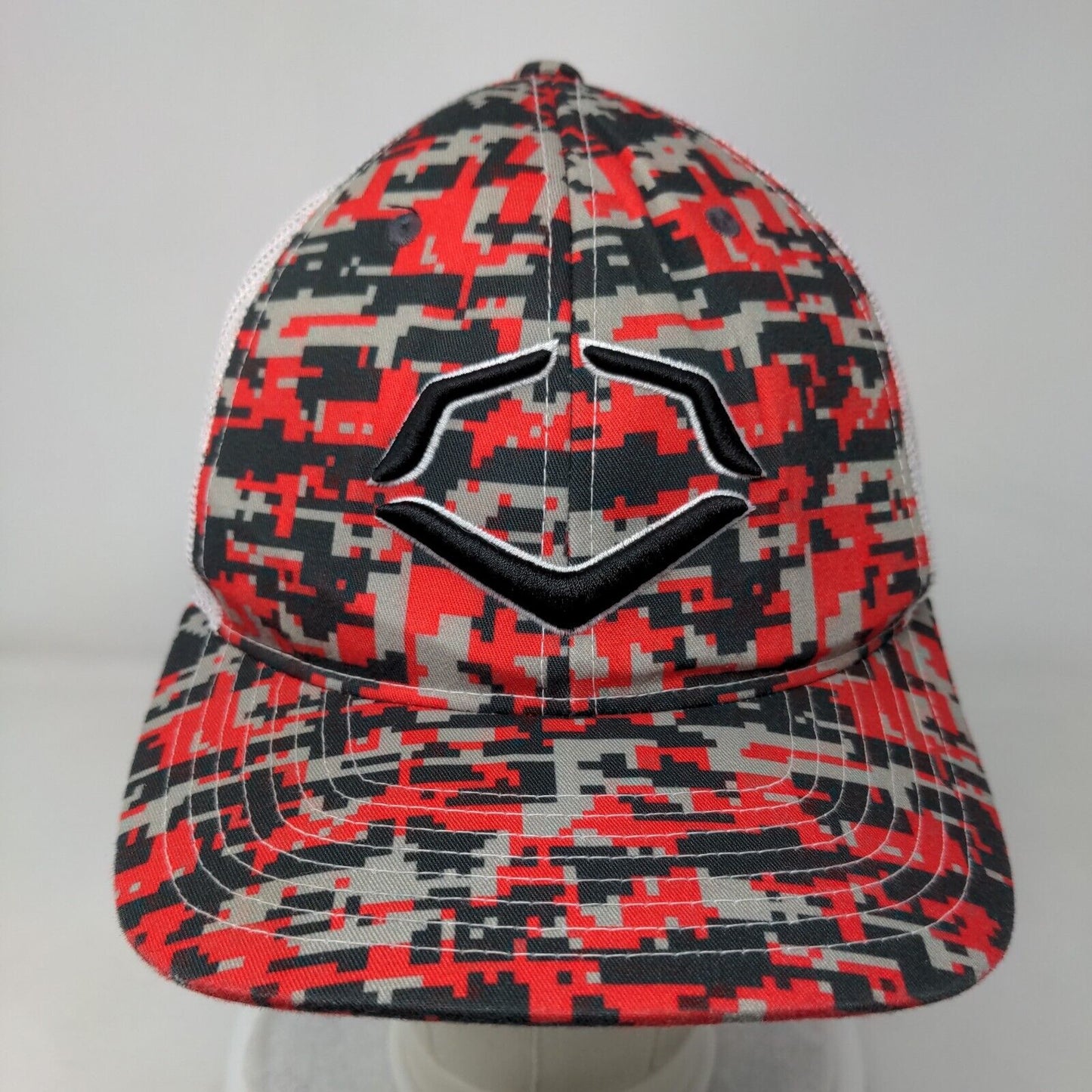 EvoShield Snapback Mesh Back Trucker Hat Multi One Size Embroidered