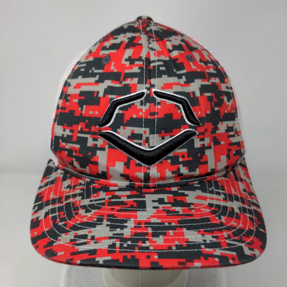 EvoShield Snapback Mesh Back Trucker Hat Multi One Size Embroidered