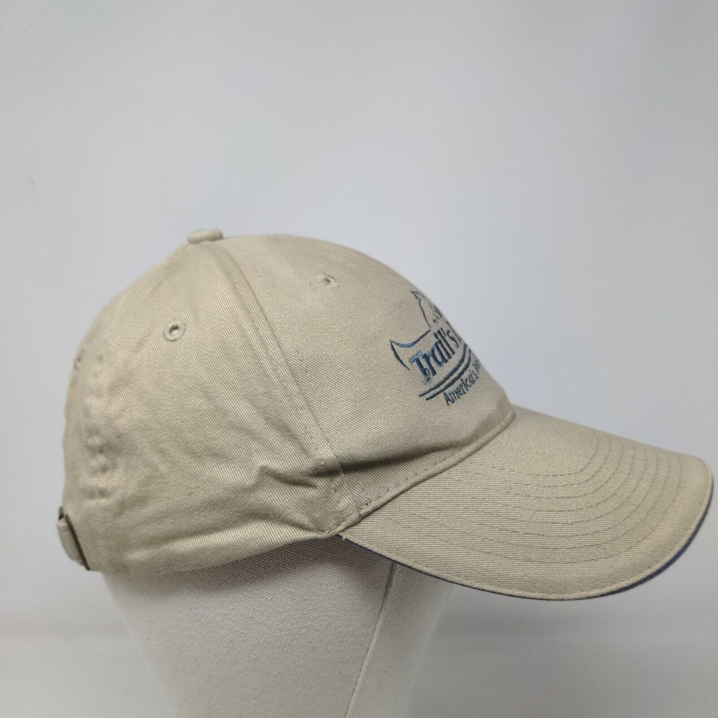 Boy Scouts Trail's End Popcorn Men's Slideback Hat Tan Size OSFA Embroidered