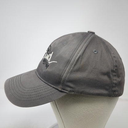Rip Curl Baseball Cap Gray One Size Fitted Embroidered Logo Australia Surf Hat