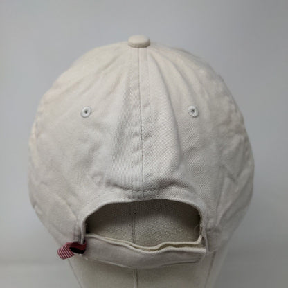 Dillon & Company Strapback Hat Cream One Size Embroidered Bayside