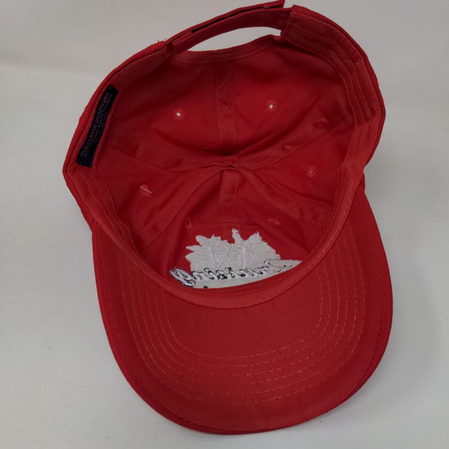 Cruising With Carnival Strapback Hat Red Large Embroidered W/Tags