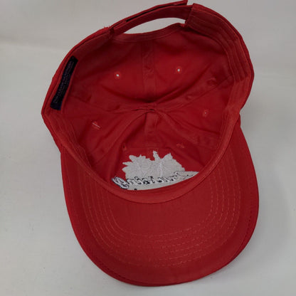 Cruising With Carnival Strapback Hat Red Large Embroidered W/Tags