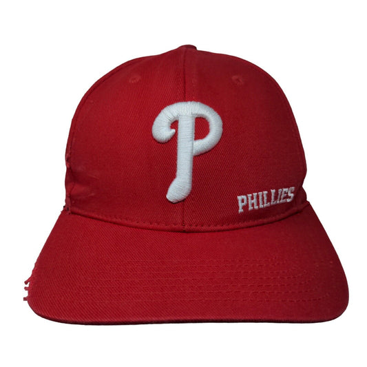 Fan Favorite MLB Strapback Hat Red OSFA Philadelphia Phillies Embroidered Logo