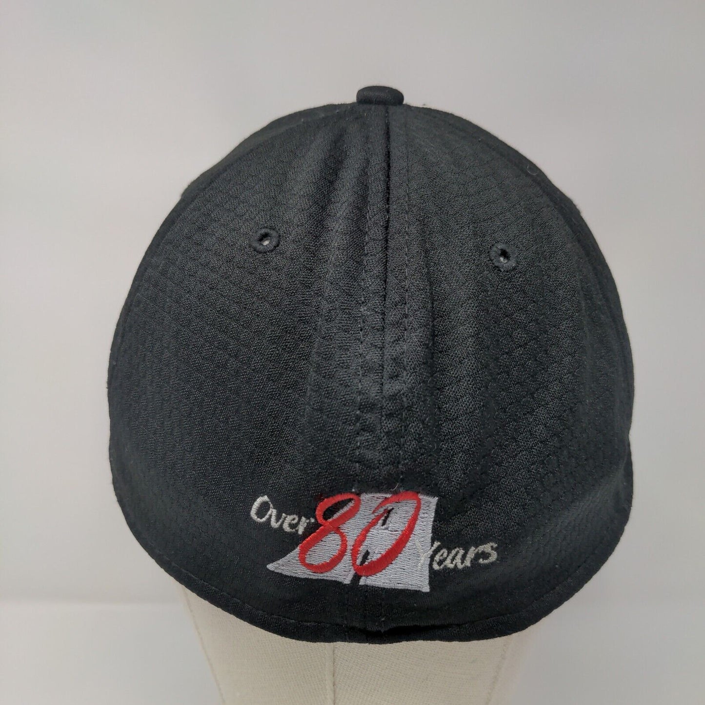 Doug Andrus Distributing LLC Over 80 Years Fitted Hat Black L/XL 6 Panel New Era