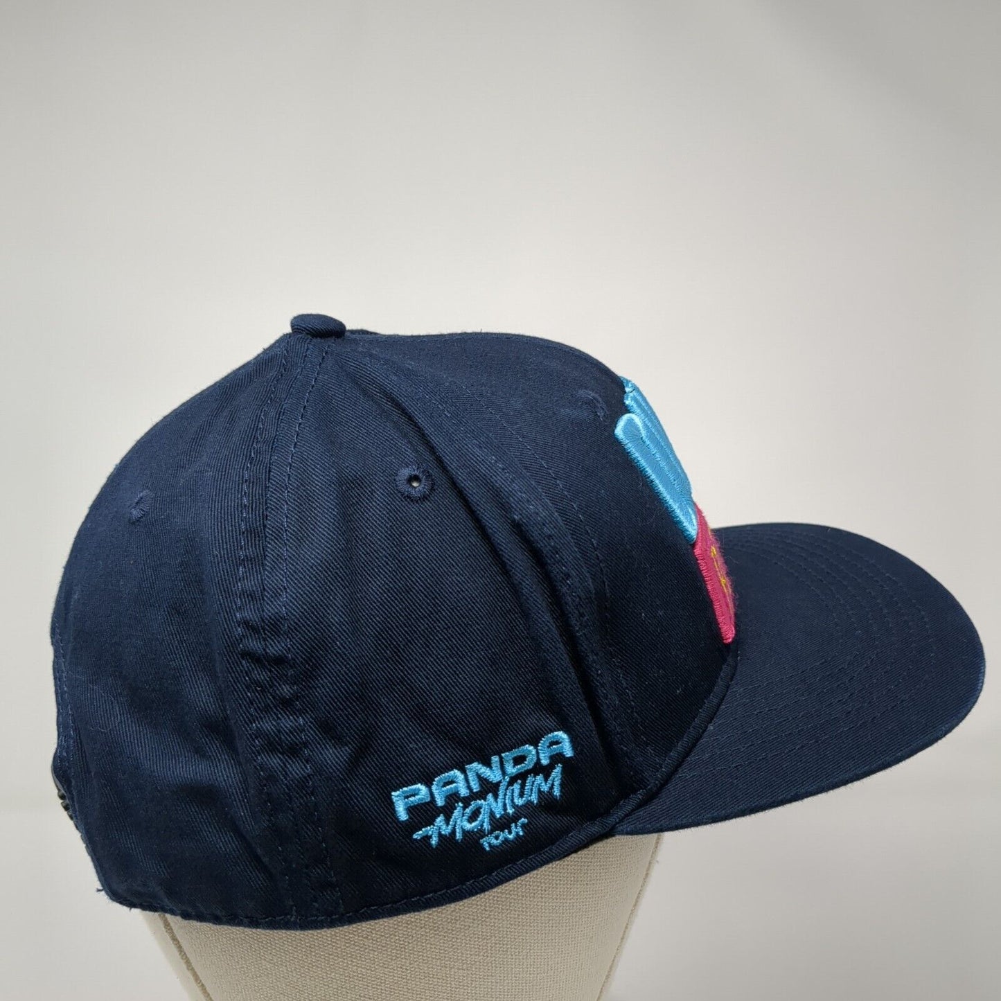 Dude Perfect Snapback Hat Blue One Size Adjustable Embroidered 6 Panel
